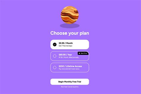 Choose Your Plan .